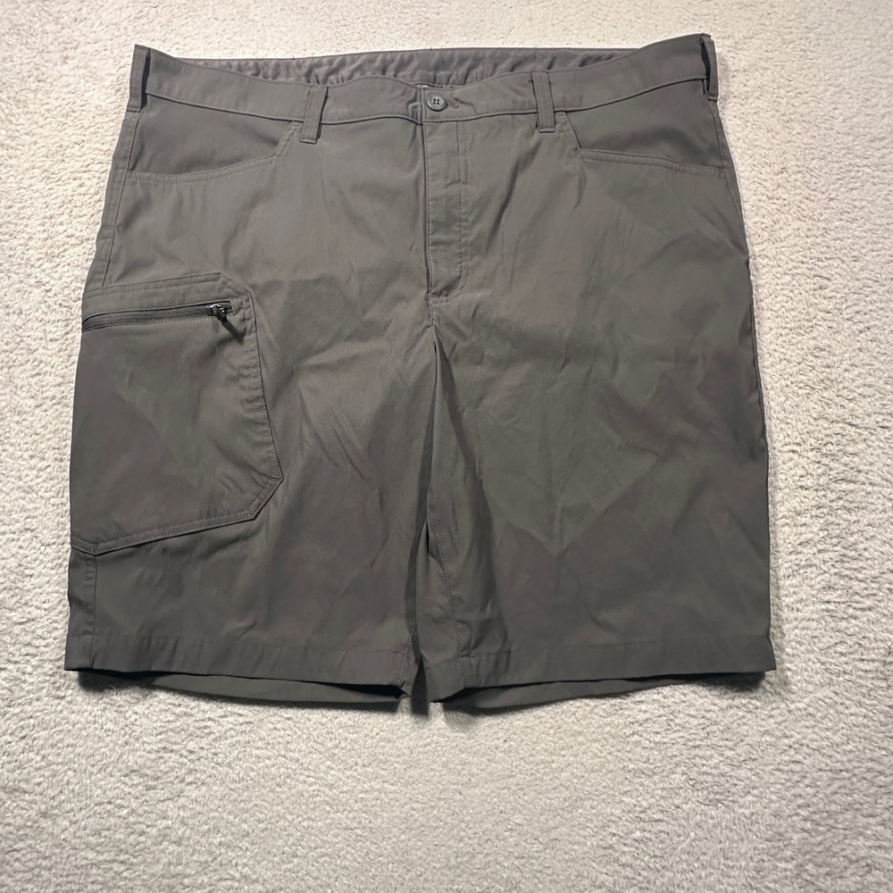 Eddie Bauer Shorts Mens 42 Gray Guide Pro Hiking Cargo Stretch Outdoor Gorpcore